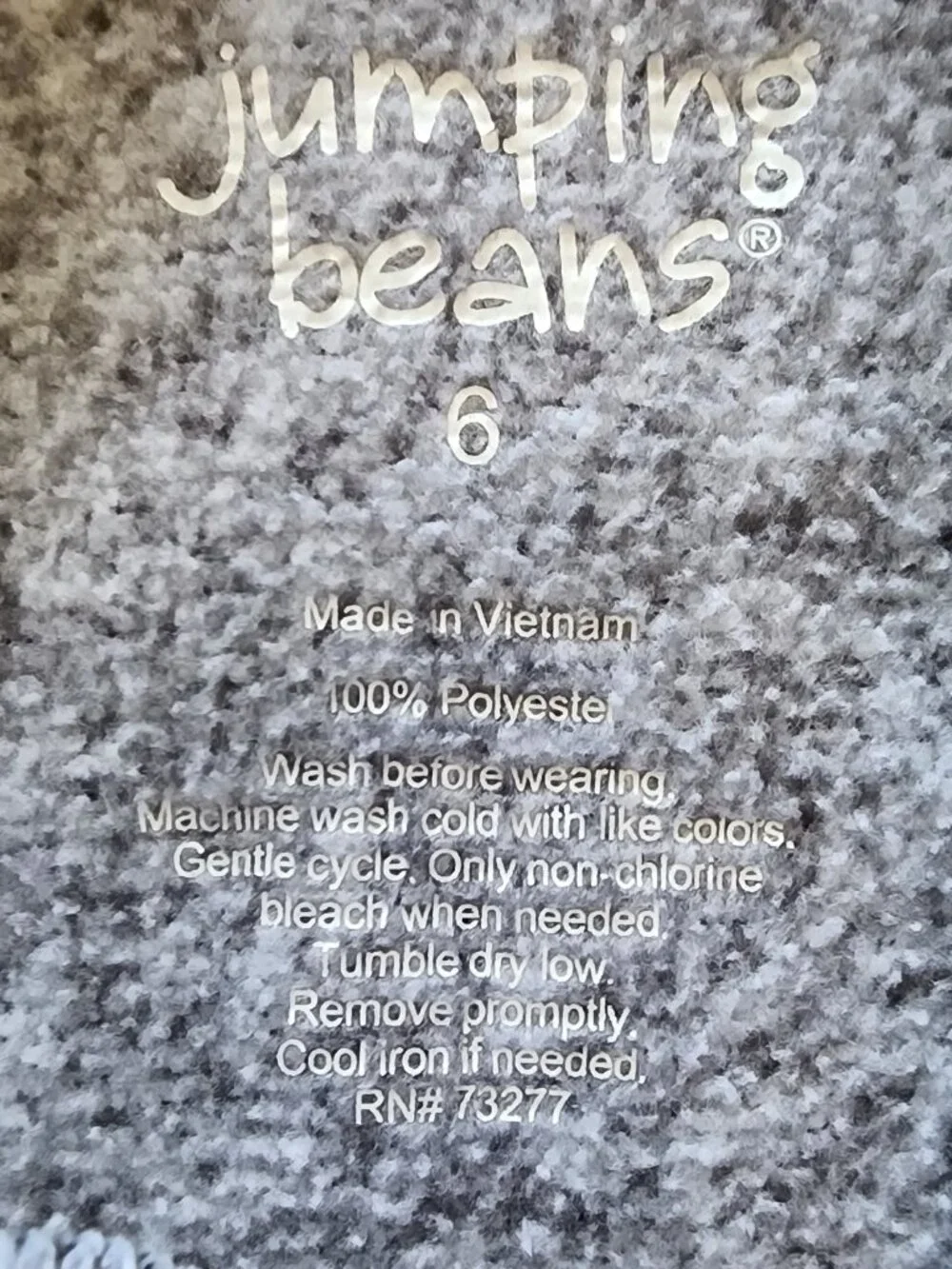 Jumping Beans boys gray pullover sweater size 6 cozy knit top - Picture 4 of 6